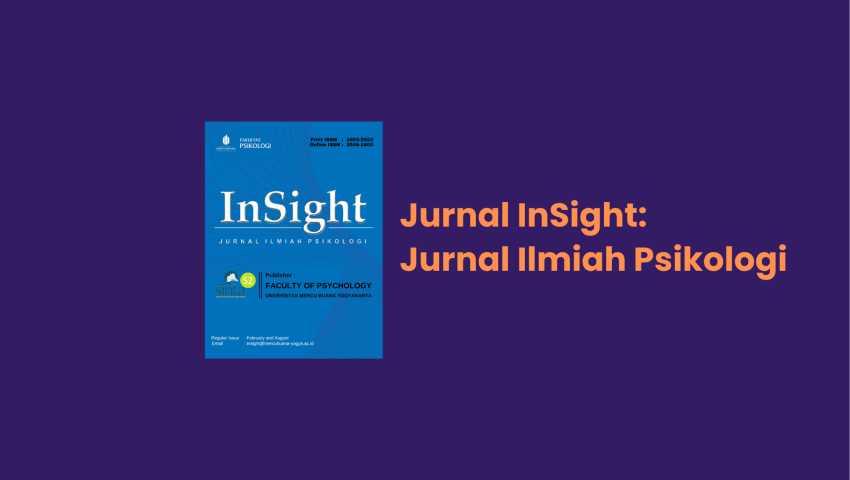 Jurnal Insight: Jurnal Ilmiah Psikologi