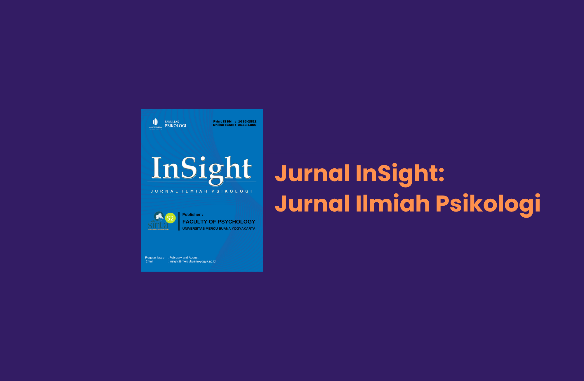 Jurnal Insight: Jurnal Ilmiah Psikologi