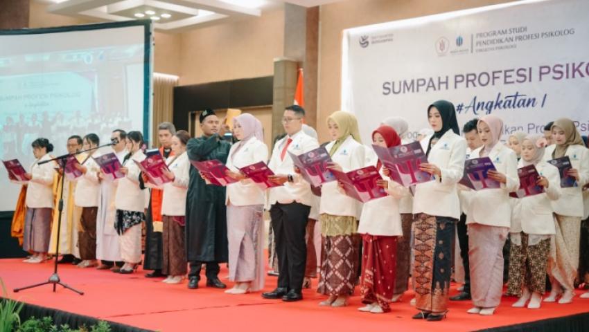 Psikologi UMBY Kukuhkah Angkatan Pertama Pendidikan Profesi Psikologi, Siap Mengabdi pada Bangsa