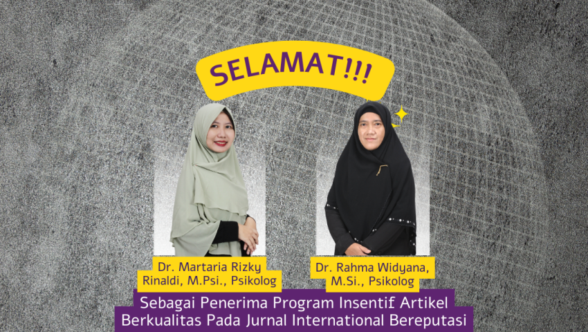 Dua Dosen Psikologi UMBY sebagai Penerima Program Insentif Artikel Berkualitas pada Jurnal Internasional Bereputasi Tahun 2025 dari Kemendiktisaintek