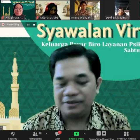 Syawalan Virtual Keluarga Besar Biro Layanan Psikologi UMBY