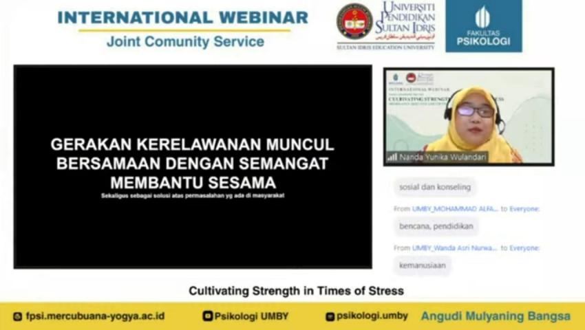 Selenggarakan Webinar Internasional di Tengah Pandemi, Bukti Dosen UMBY Tak Henti Mengabdi