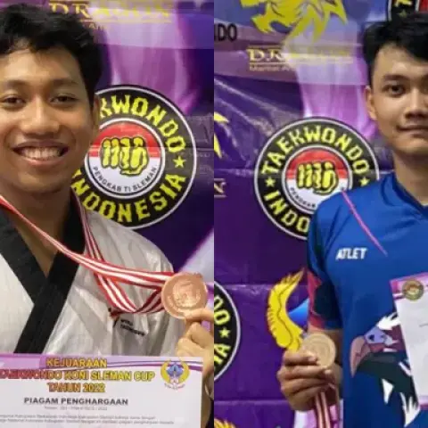 UKM Taekwondo UMBY Raih 2 Medali Di KONI CUP Sleman 2022