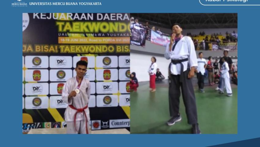 Mahasiswa Psikologi UMBY Raih Medali di Kejurda Taekwondo 2022