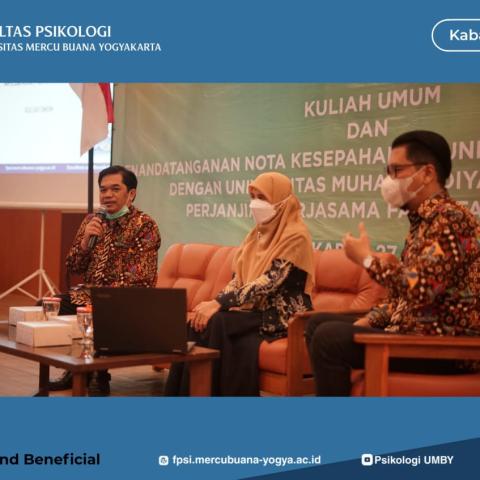 Fakultas Psikologi UMBY dan UMG Wujudkan Komitmen Pengembangan Sociopreneurship