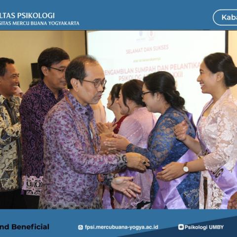 Psikologi UMBY Lantik 13 Psikolog Pada Pelantikan Psikolog ke XXI